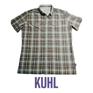 Blue Plaid Kuhl Shirt (M)